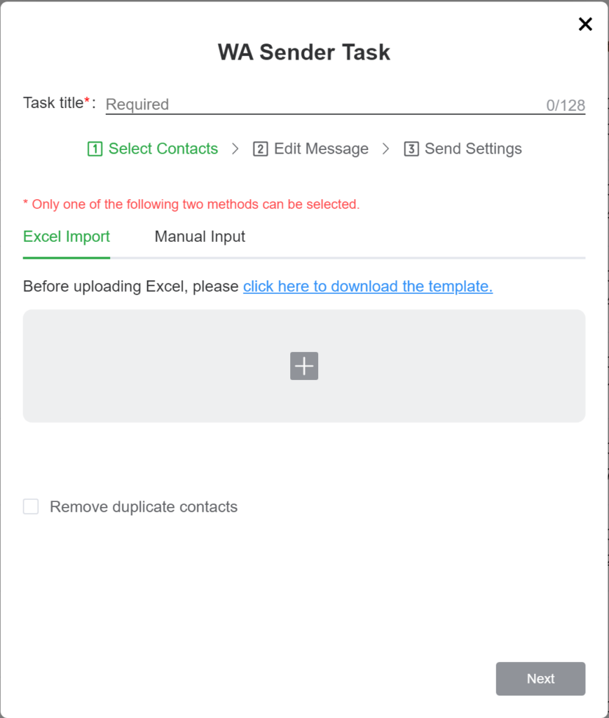 use WADesk to send