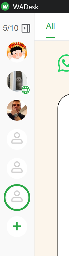 manage Mulitple whatsapp accounts on WADesk