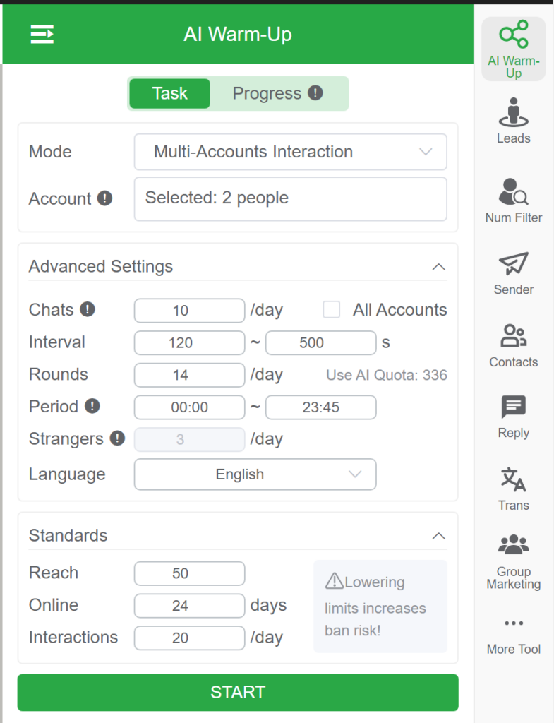 WADesk AI Warm-up
