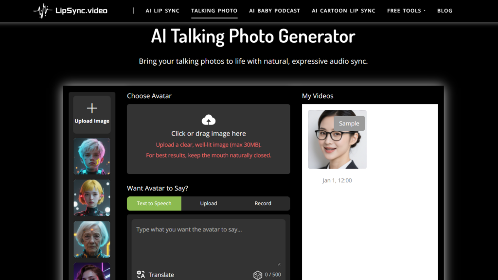 AI Talking Photo Generator,ai talking baby