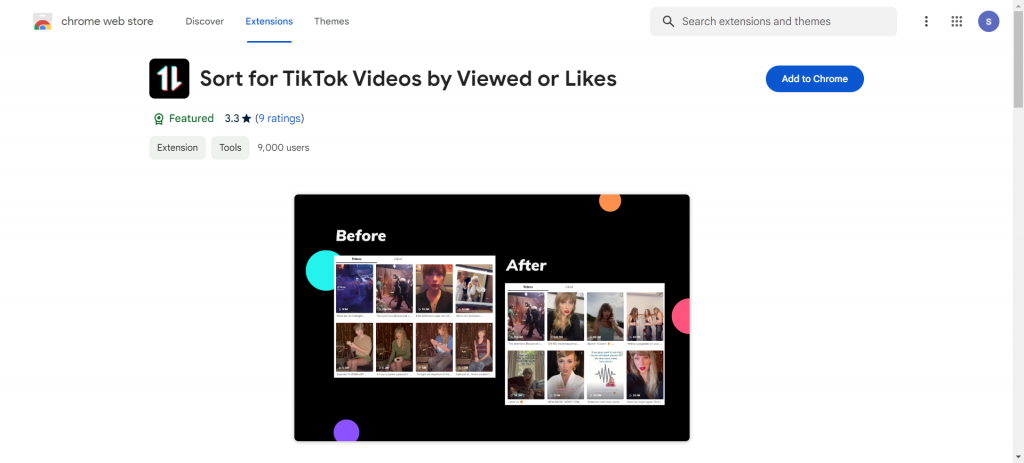 Sort for TikTok Videos by Viewed or Likes