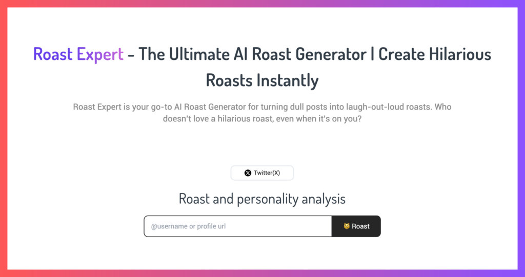 AI Roast Generator