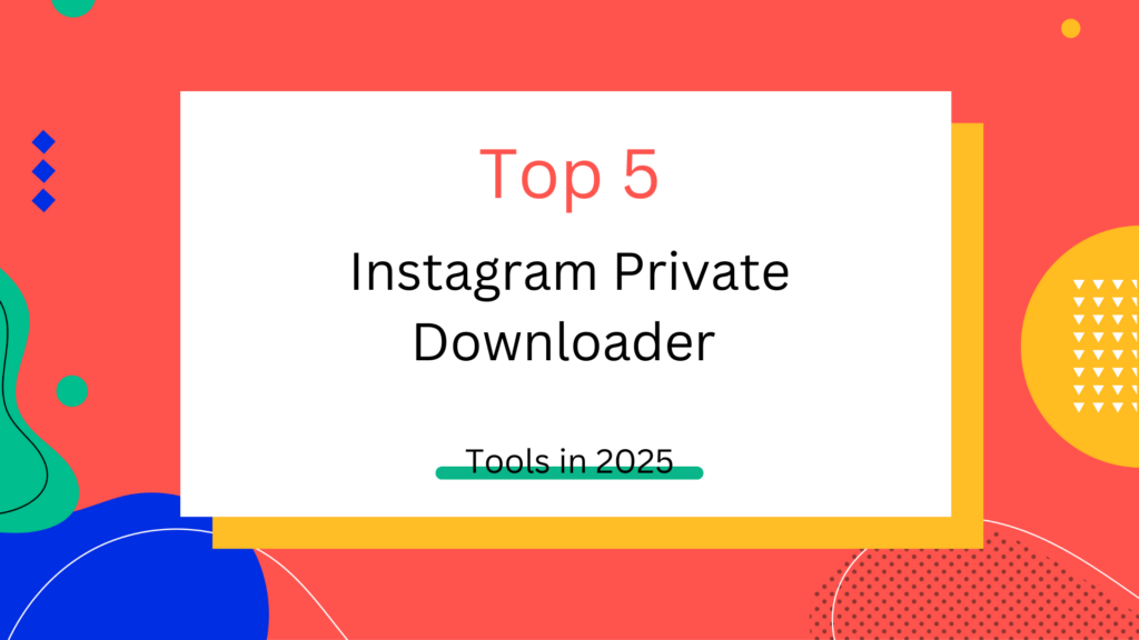 Top 5 Instagram Private Downloader Tools in 2025