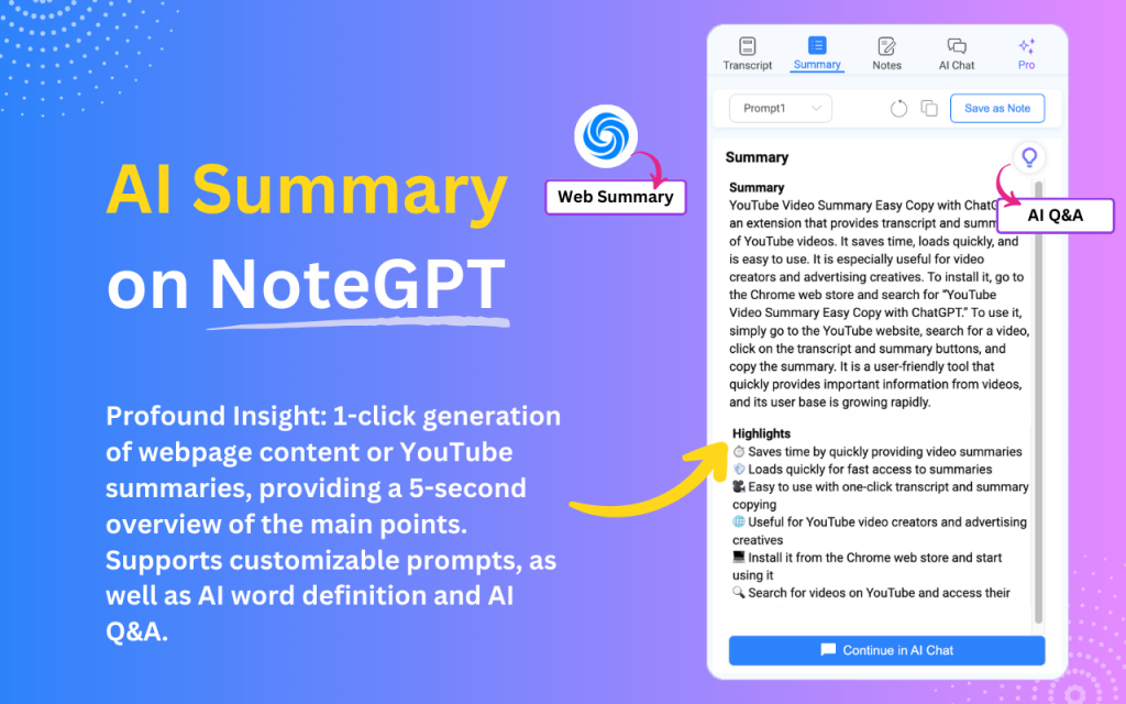 NoteGPT: The Content Summarization Assistant - NoteGPT