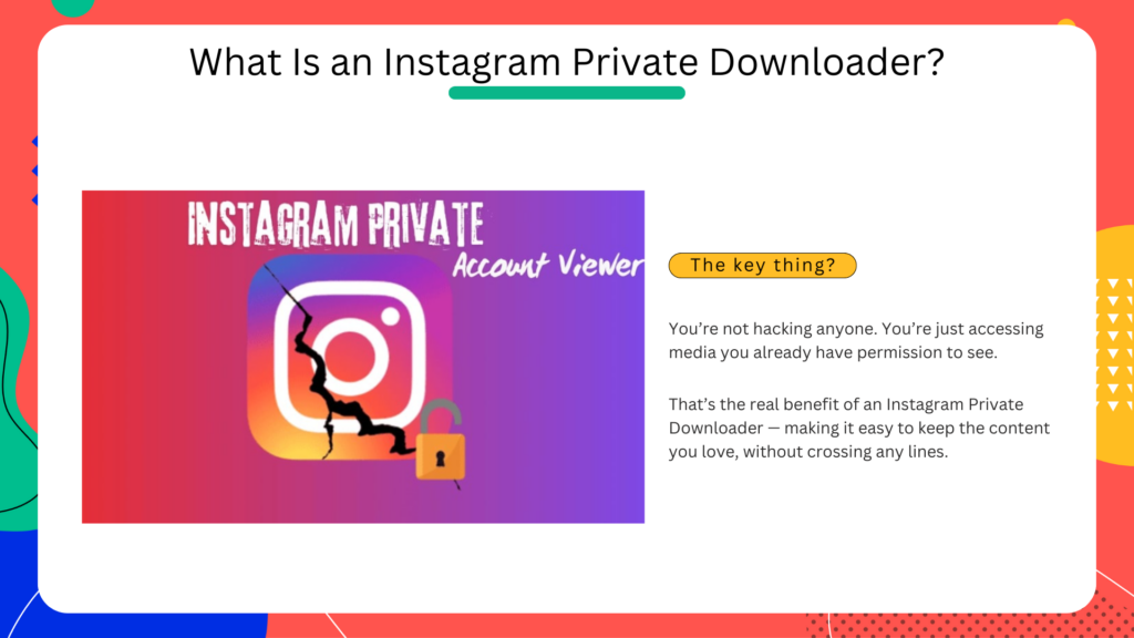 What Is an Instagram Private Downloader?