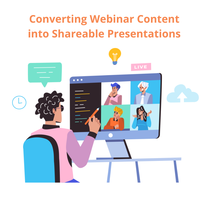 Converting Webinar Content into Shareable Presentations - AI PPT Maker