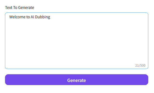Enter your script or video text