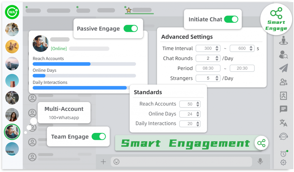  Quick Replies and Account Warm-up within the Team 