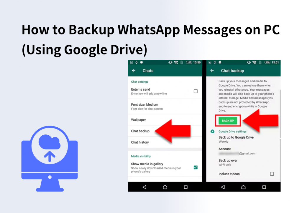 Backup WhatsApp Messages on Google Drive