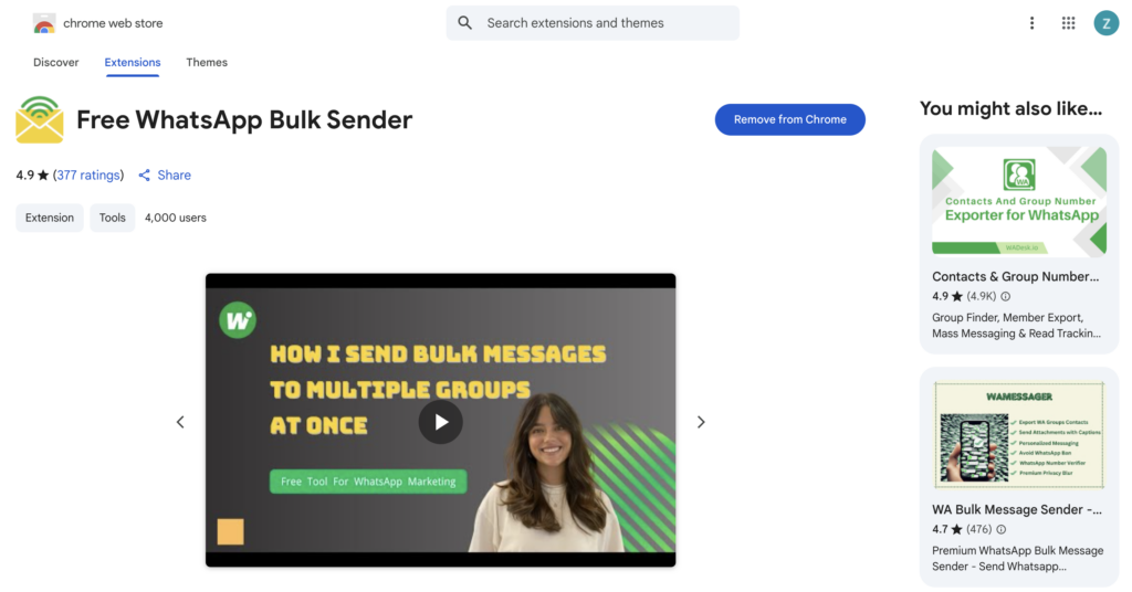step 1 of make money from WhatsApp