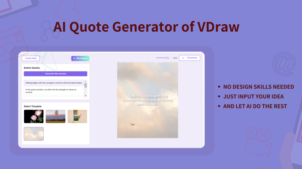 What Is VDraw’s AI Quote Generator