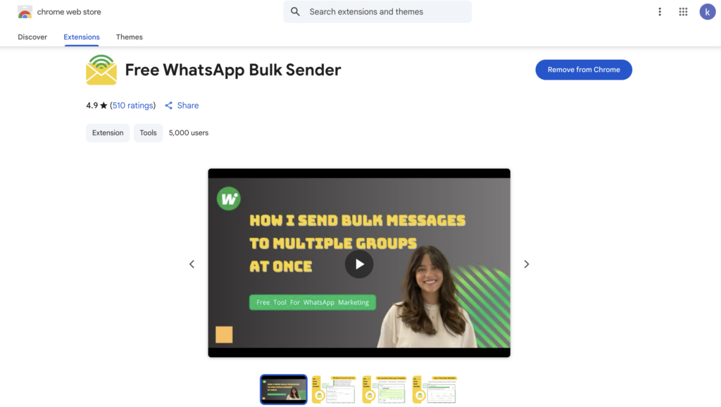 WhatsApp Bulk Sender
