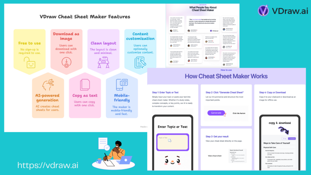 Introducing VDraw's Free Cheat Sheet Maker | VDraw