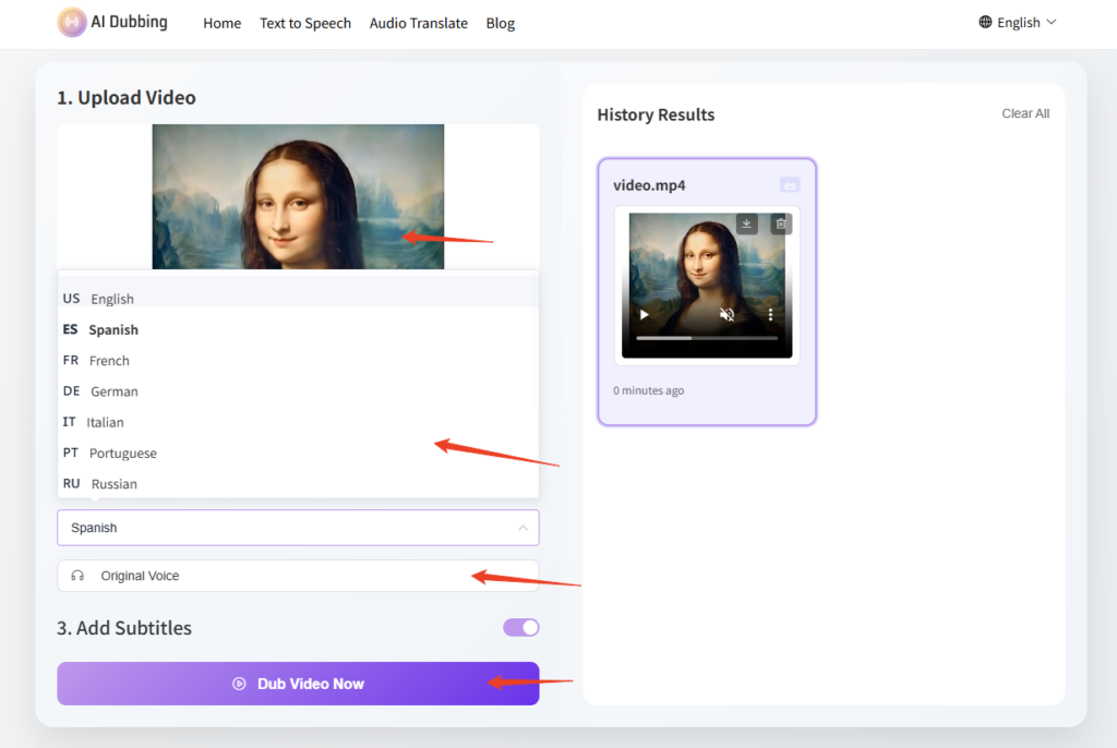 how to translate YouTube videos automatically