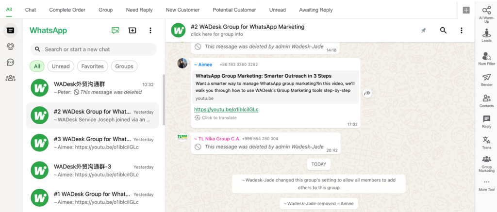 the advantages of WADesk