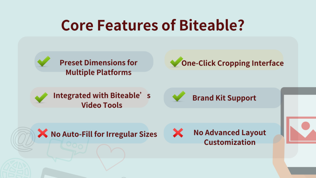 Core Features of Biteable?