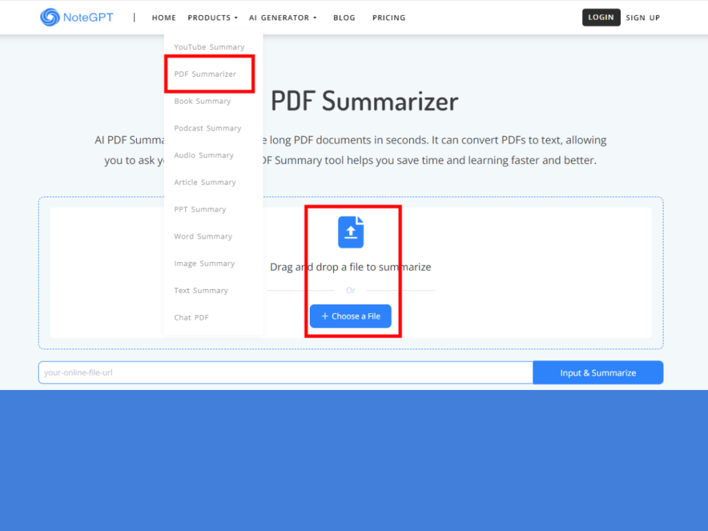 Step1 Upload Your PDF