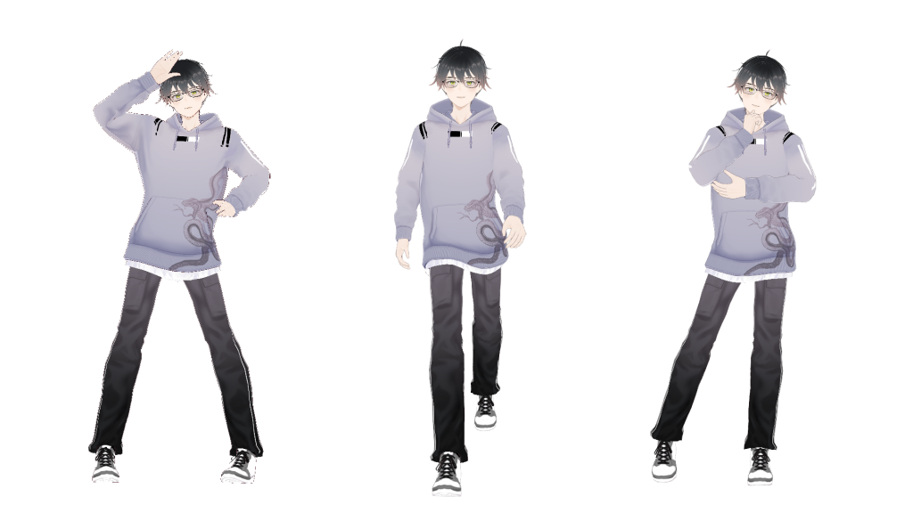 custom vtuber avatar pose for my client