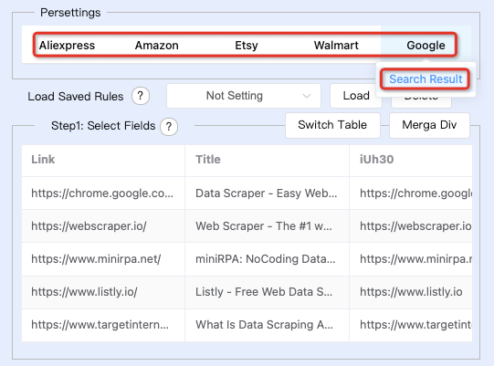 Easy Web Data Scraper