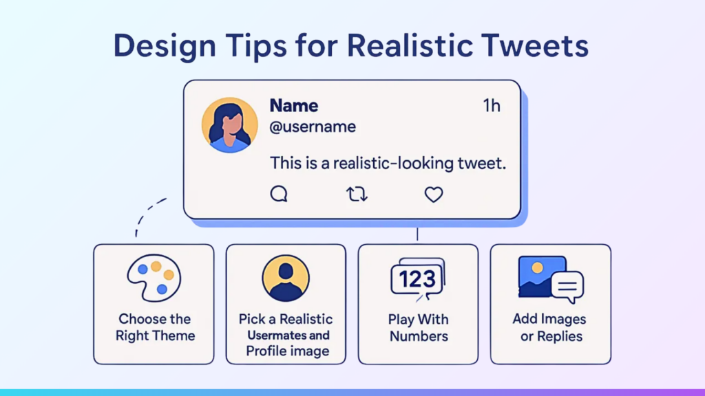 Design and Creative Tips for Making Realistic Tweets Online-TweetGrok