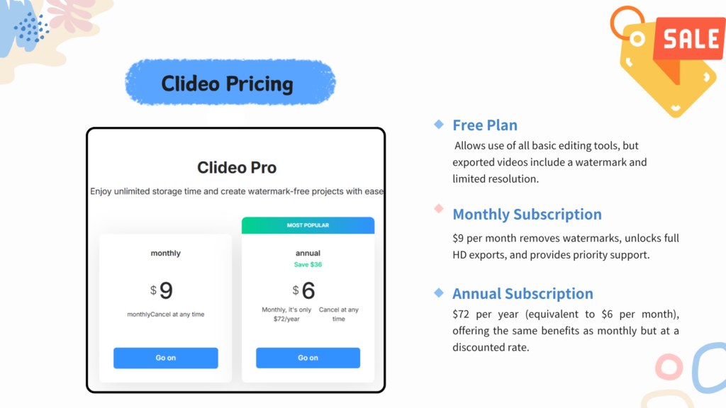 Clideo Pricing-MemeClip