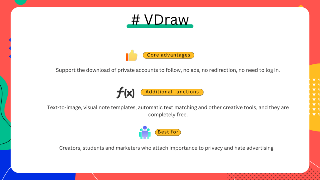 Let’s Meet the Top 5 Tools - VDraw