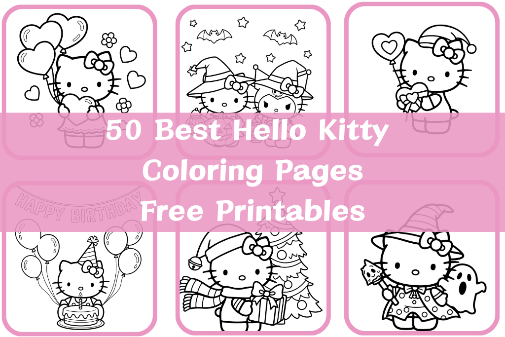 50 Best Hello Kitty Coloring Pages