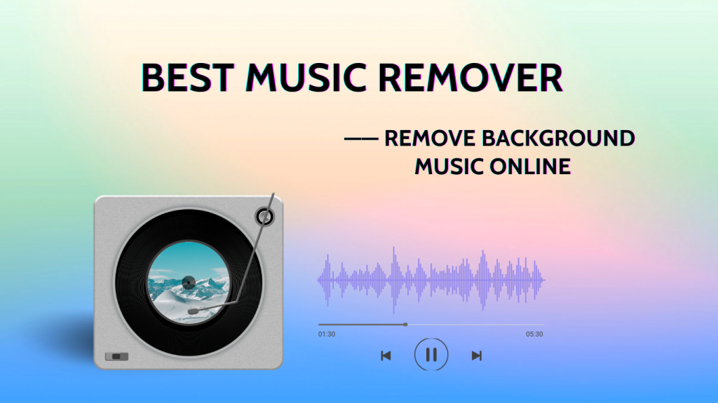Background music remover by AudioCleaner