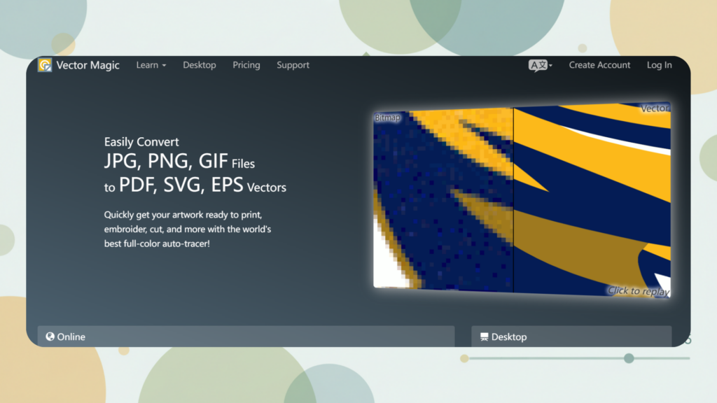 Vector Magic – Professional-Grade Conversion