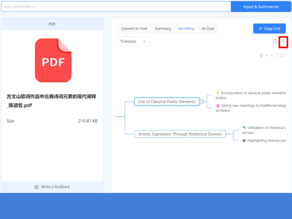 Step4 Download Your Mind Map