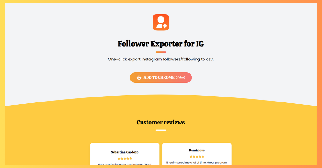 Instagram Follower Export - EasyComment