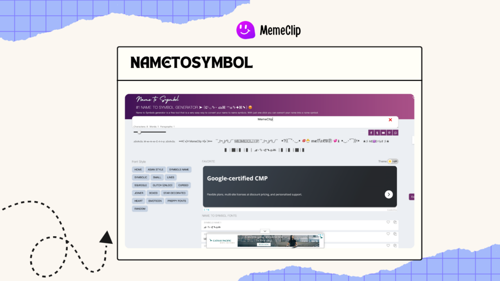 NameToSymbol's Name Into Symbols - MemeClip