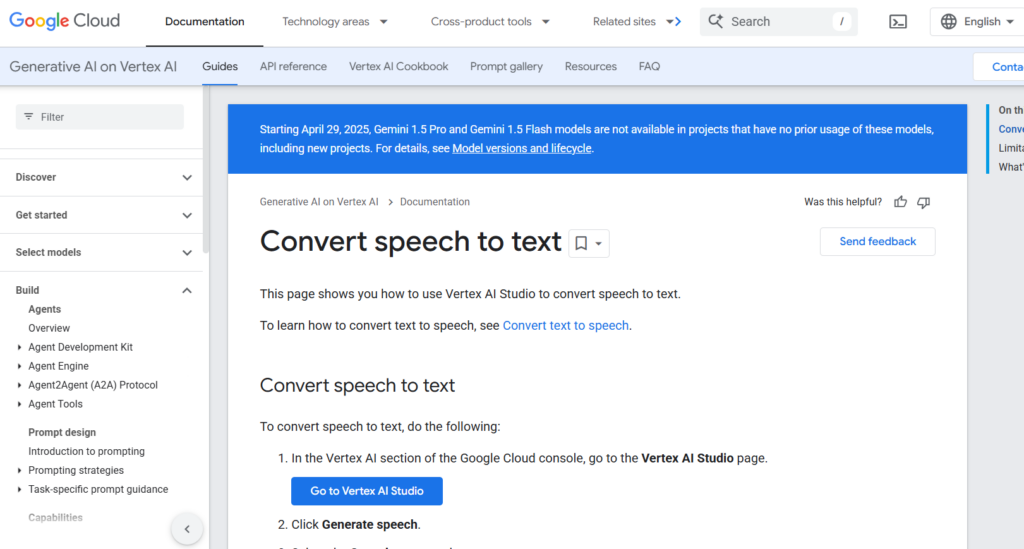 Google Speech-to-Text – Powering Voice to Text Online