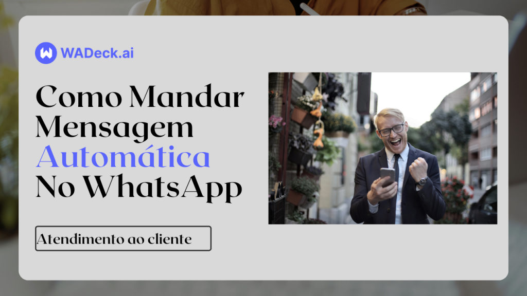 como mandar mensagem automática no whatsapp 