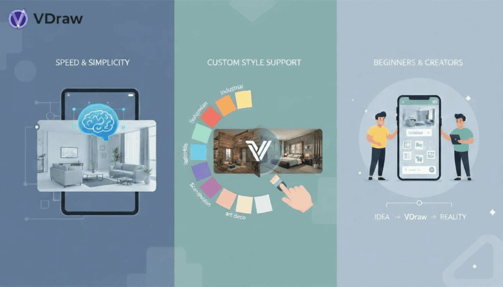 Why Choose VDraw AI Room Design?