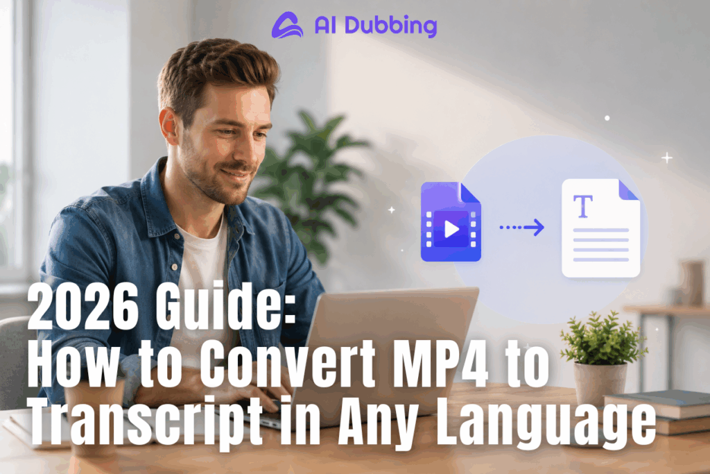 2026 Guide: How to Convert MP4 to Transcript in Any Language