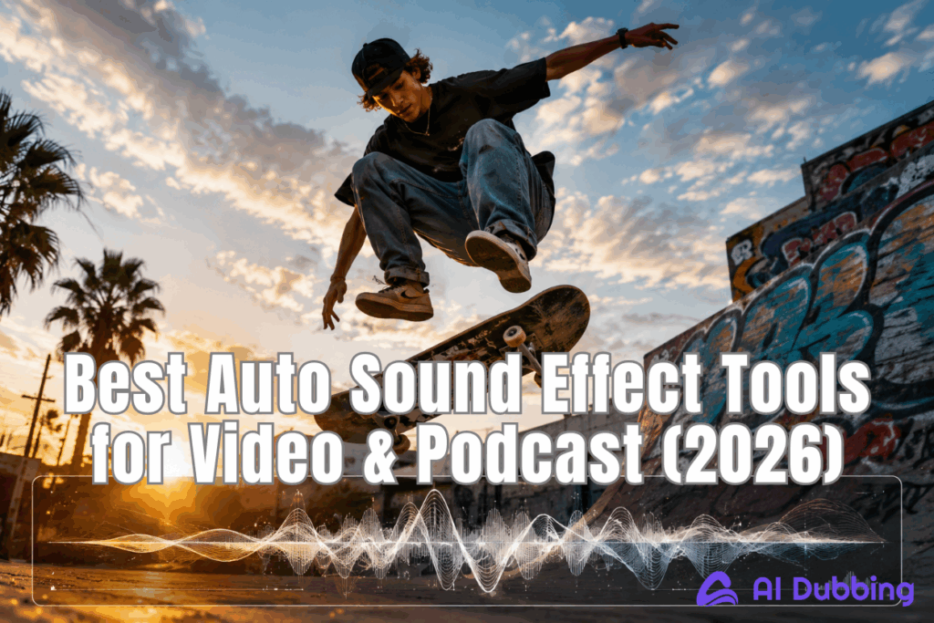 Best Auto Sound Effect Tools for Video & Podcast (2026)