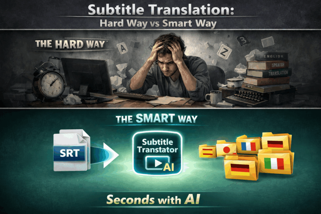A Comparison of Traditional Subtitle Translation and AI Subtitle Translation