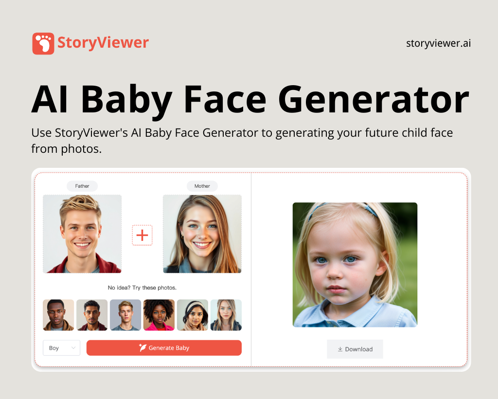AI Baby Face Generator – See Your Future Baby with AI