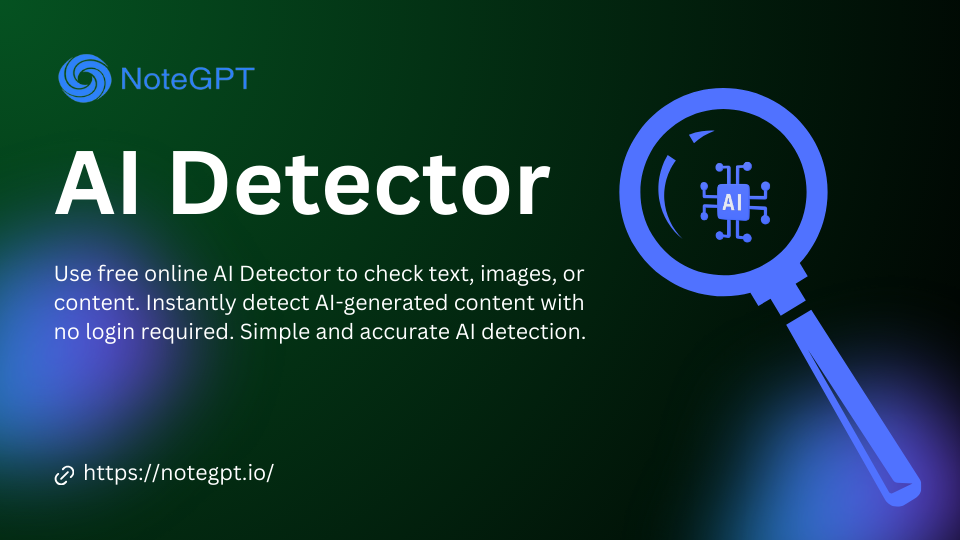 AI Detector - Detect AI-generated Content Free Online