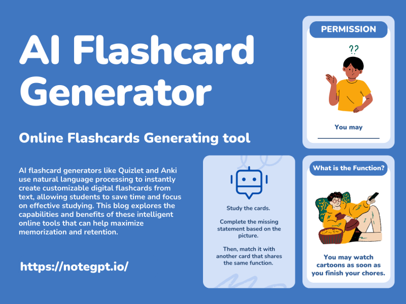 AI Flashcard Generator & Online Flashcards Generating tool