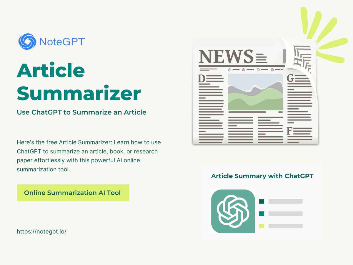 Article Summarizer - Use ChatGPT to Summarize an Article