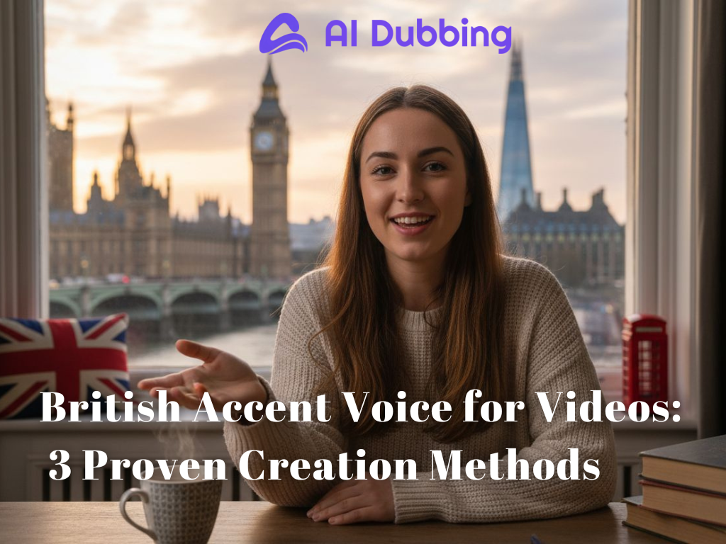 British Accent Voice for Videos: 3 Proven Creation Methods
