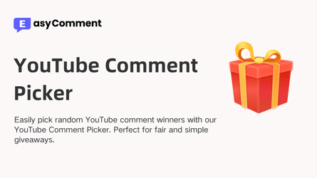 Best YouTube Comment Picker for Fair Giveaways | YouTube Random Comment Picker