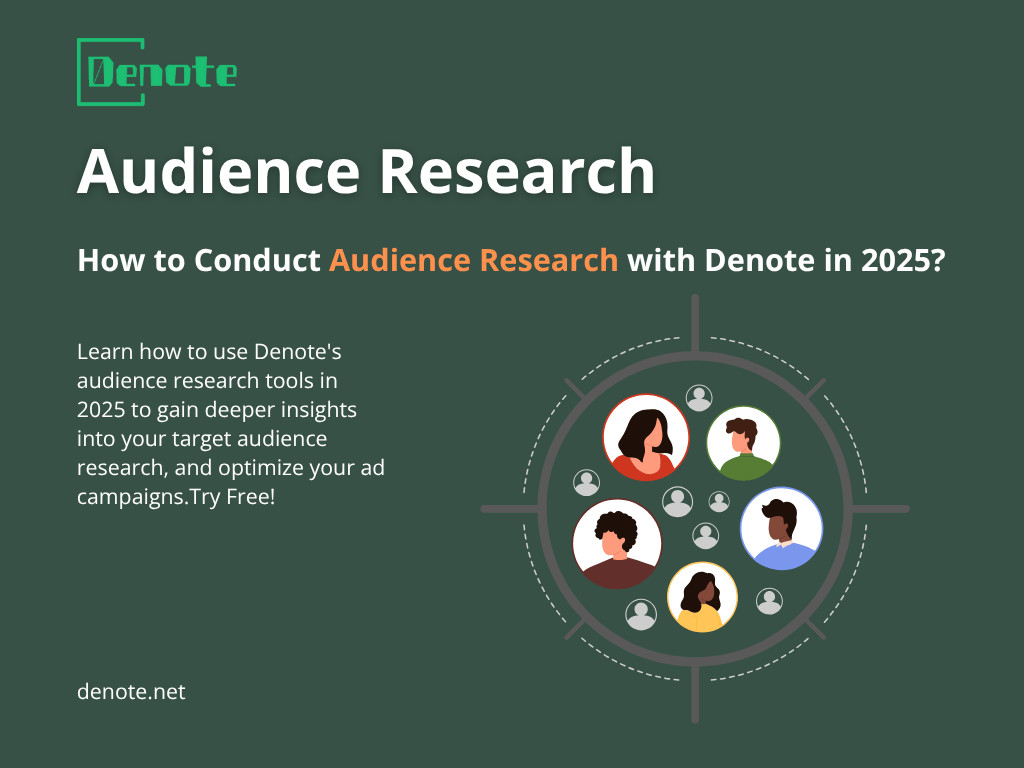 How to Conduct Audience Research with Denote in 2025?