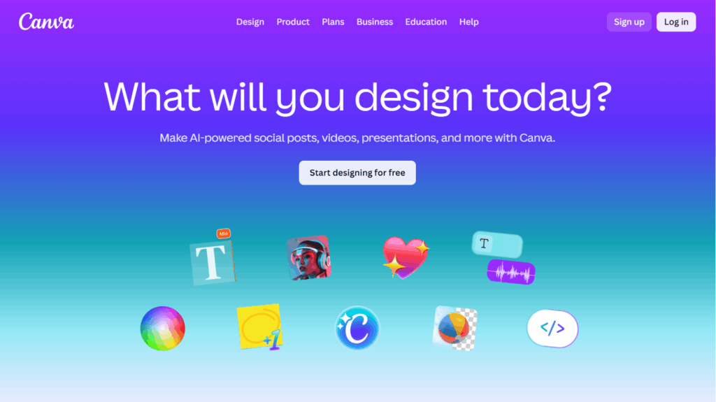 Gothic font of Canva