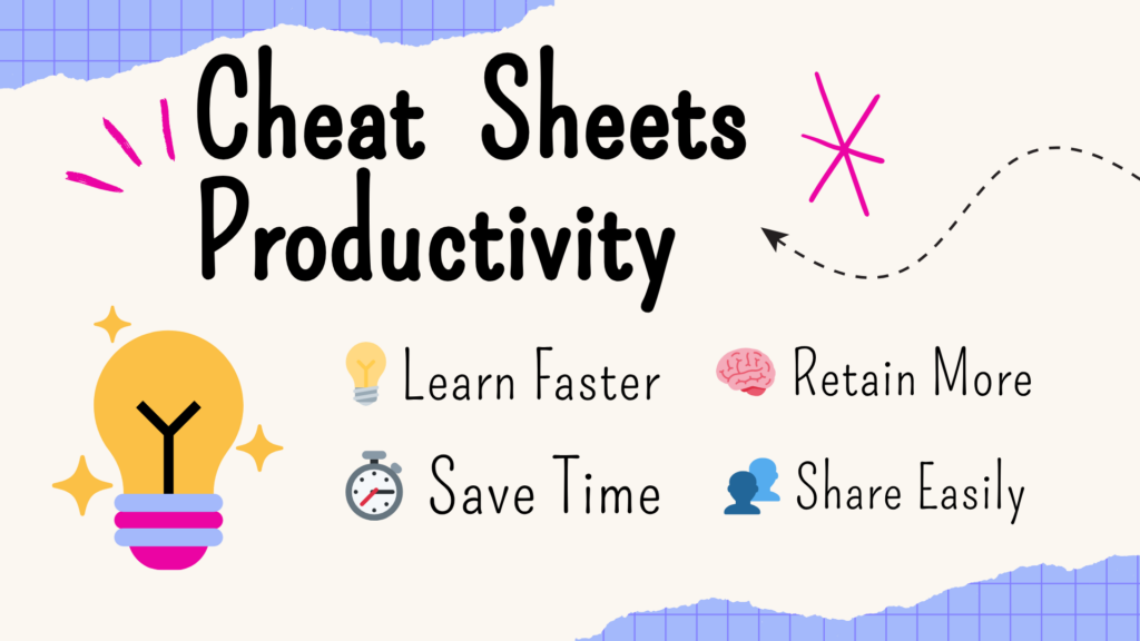 Why Cheat Sheets Are a Productivity Superpower-VDraw