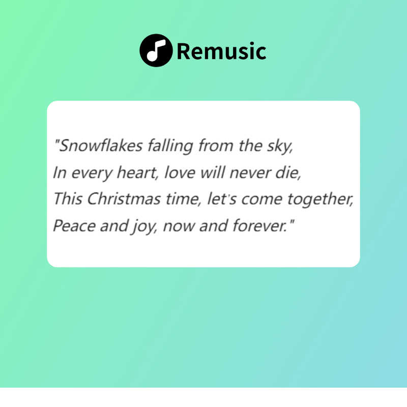 Christmas Holiday Song Lyrics