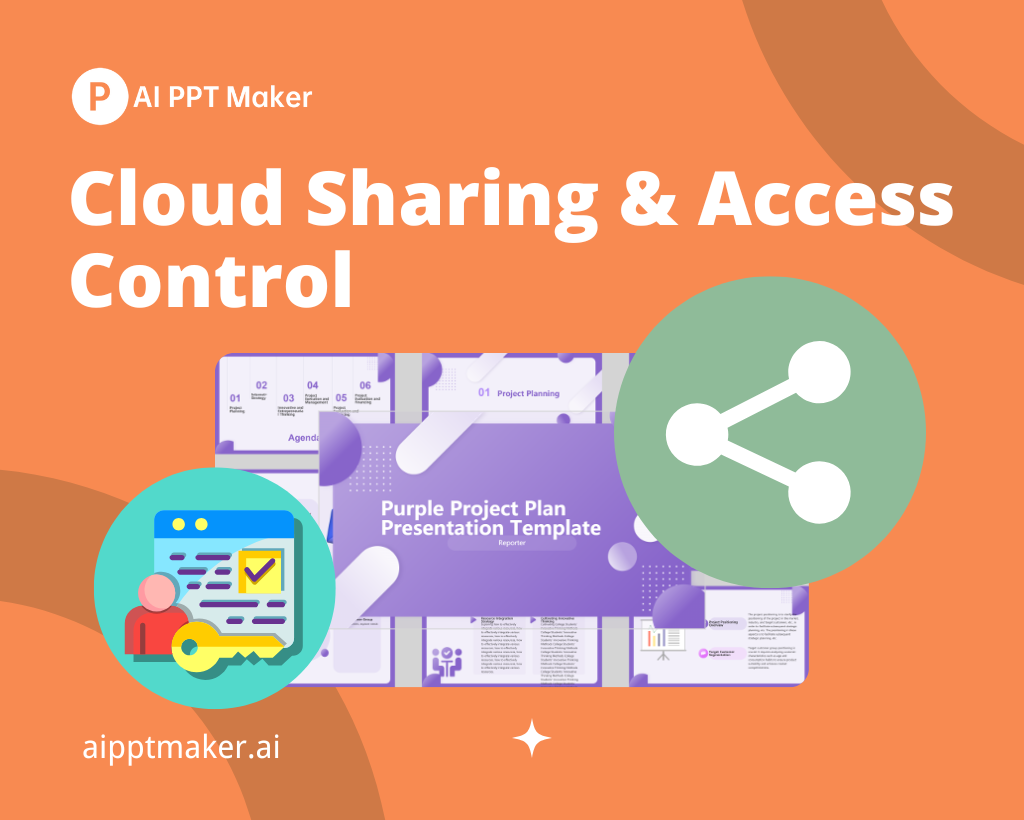 Cloud Sharing & Access Control - AI PPT Maker