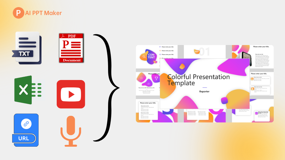 Convert Various File Types to PPT - AIPPTMaker